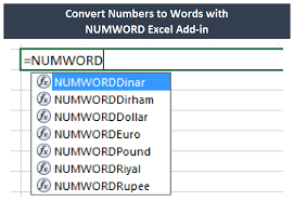 There is an uninflected plural of numerals based on old english and today they did not change form. Convert Numbers To Words Text In Excel Without Pasting Macros Again Numword Excel Addin Pakaccountants Com