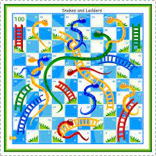 Juego de escalera y serpientes. Serpientes Y Escaleras Matematico Para Imprimir Conocimientos Generales