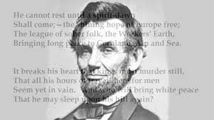 "Abraham Lincoln Walks at Midnight" by Vachel Lindsay (read by Tom O'Bedlam)