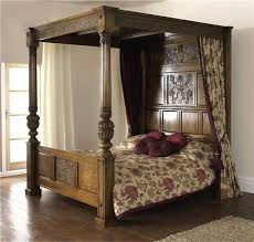 Fortunately, modern knockdown hardware makes it possible to accommodate almost any design. Balmoral Daisy And Rose Carved Four Poster Bed Royal Oak Furniture Company