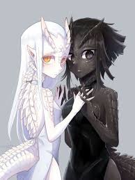 Dragon Black And White Anime Furry Anime Anime Monsters
