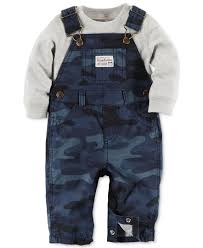 Indulge your little one with the sweet luxury of janie and jack baby boys bottoms and overalls. Carter S Baby Boys 2 Piece Camo Overalls And Tee Set Kids Macy S Baby Boy Outfits Boy Outfits Baby Boy Camo