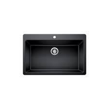Black sinks usually add a touch of timeless elegance to your kitchen or bathroom. Glacier Bay Single Bowl Dualmount Kitchen Sink Black The Home Depot Canada