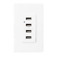 Networking, home theater, computers, installations, satellite White Usb Wall Outlet Usb Electrical Outlet 4 Usb Ports With 2 Wall Plates For Sale Gfci Receptacles Manufacturer From China 104745634