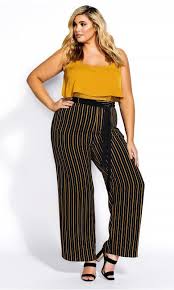 Black And Yellow Striped Palazzo Pants Stripe Palazzo Pant Black Black Palazzo Pants Palazzo Pants Plus Size Pants