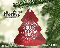 Tree Shaped Christmas Ornament Mockup Template Add Your Own Image And Background Mockup Free Psd Free Psd Flyer Free Psd Mockups Templates