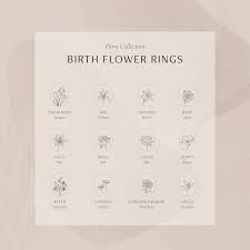 Mar 11, 2021 · the two zodiac signs associated with april month are aries and taurus. Birth Flowers Ring Gldn