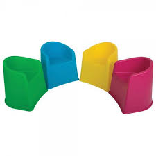 Stackable Plastic Tub Chairs Pack Of 4 Kids Chairs Childrens Chairs Chair