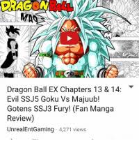 The story will focus on the beginning z events of evil goku's universe. Dragon Ball Ex Chapters 13 14 Evil Ssj5 Goku Vs Majuub Gotens Ssj3 Fury Fan Manga Review Unrealentgaming 4271 Views New Video On My Youtube Channel Right Now Watch It Here