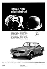 The stories, the founders, the first products, all of it help to infuse today's brand with a sense of mission. Mercedes Benz Sl Advertising History Emercedesbenz