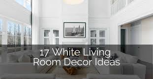 A silver and white color scheme brings to mind visions of a bright winter's day. 17 White Living Room Decor Ideas Sebring Design Build