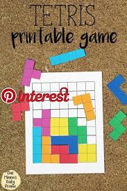 Tetris Druckbares Spiel Mit Brett Und Stucken Vorschule Pinterest Math Games And Math Games Spiele Fur Kinder Aktivitaten Fur Vorschulkinder Lernspiele
