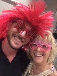 Celebrating birthday at Whiskeys with the dad