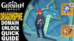 Genshin Impact Dragonspine Domain Unlock Guide Step By Step Quick Guide Youtube