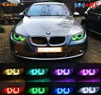 RF Remote Bluetooth APP Multi Color DTM Style RGB LED Angel Eyes Halo Rings  Day Light For BMW 3 Series E90 E91 E92 E93 - AliExpress