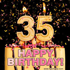 Happy 35th Birthday Animated Gifs Download On Funimada Com