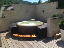 New Whirlpool Garten Aufblasbar Jardins De Casas Deque Para Jacuzzi Jacuzzi