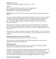 Maybe you would like to learn more about one of these? Puppy Deposit Sales Agreement