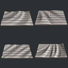 3d Stl Models For Cnc Usa Flags Stl Cnc Router Setting