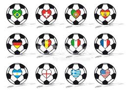 Les supporters de foot au coeur de la contestation du régime. Ballon De Foot Avec Coeur Vector Images