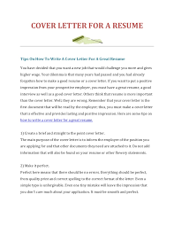 Check spelling or type a new query. How To Write A Cover Letter For A Resume
