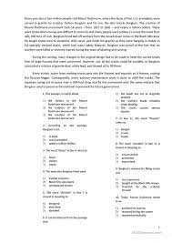 One page reading comprehension worksheets at the right level of difficulty and on topics that engage students are a great complement to english language classes.these this is a television advantages and disadvantages reading comprehension and listening exercise for english language students. Reading With 10 Multiple Choice Questions English Esl Worksheets For Distance Reading Comprehension Worksheets Reading Comprehension Comprehension Worksheets