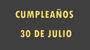 Contest at 5pm in the main plaza. Famosos Que Cumplen Anos El 30 De Julio Youtube