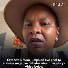 Netizens expressed outrage over a video of Cwecwe's mom facing harsh questioning during a live chat 😔 Full article in the comments. Image: Mas-tee Mdudi Mtshizana / Facebook