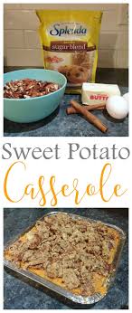 Potato recipes for diabetics, including nutritional info to make it easier to plan your meals. Splenda Sweet Potato Casserole An Exercise In Frugality