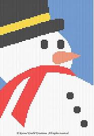Crochet Patterns Frosty Snowman Afghan Pattern Easy In 2020 Afghan Pattern Crochet Wall Hangings Tunisian Crochet Stitches