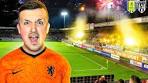Match Suspended as Fan Throws Beer During Eredivisie ... - YouTube