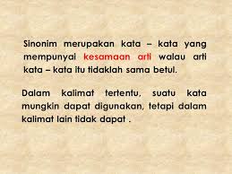 Check spelling or type a new query. Bahasa Indonesia Sinonim Dan Antonim Ppt Download