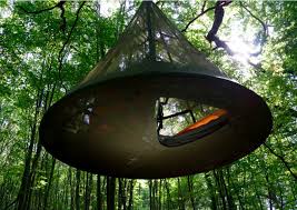 The tree friendly design works on any mature, thick tree branch, wooden/steel beam or with the treepod tripod stand! The Super Durable Sky Pod Tree Tent Can Support Up To 550 Pounds