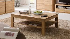 Couchtisch Florenz Wildeiche Bianco Massiv 120x80 Cm