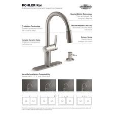 We did not find results for: Kohler Koi Vibrant Stainless 1 Handle Deck Mount Pull Down Handle Kitchen Faucet Deck Plate Included Lowes Com Kitchen Faucet Kohler Faucet