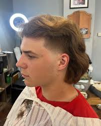 Mullet by Jay. Book now at jaysbarbering.com #barber #barbershop  #barberlife #barbershopconnect #barbers #mullet #haircut #tapers #faded  #transformation #merica