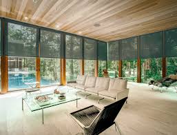 The thin yarn is more breathable, and the light is good and the strength is suitable. Shading Solutions Crestron Electronics Inc