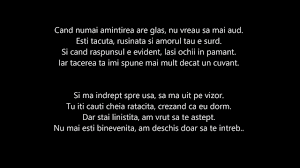 Mai ţineţi minte în lipsa mea, cu uzzi? Smiley De Unde Vii La Ora Asta Versuri Acustic Youtube