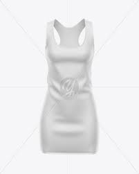 Download Women S Sport Dress Mockup Front View In Apparel Mockups On Yellow Images Object Mockups