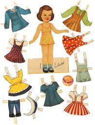 Endless story time fun with our 3d paper dolls with wonderful wardrobe choices. Printable Vintage Paper Doll 1940 S Retro Girl By Mindfulresource Paper Dolls Clothing Paper Dolls Paper Dolls Printable