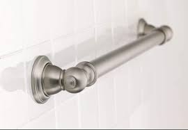 Grab bars in every style and finish for residential and commercial applications are in stock and ready to ship! Moen Yg5412bn Kingsley 12 In Designer Grab Bar Brushed Nickel Kitchen Bath Fixtures Bonsaipaisajismo Bathroom Safety Accessibility