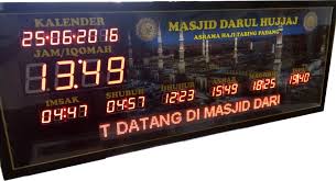 Panel dmdp10 wemos d1 mini setting jam digital masjid dengan tombol manual, merupakan salah satu alternatif yang paling. Jadwal Sholat Digital Pilihan Terbaik Pengganti Jam Dinding Analog