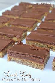 Lunch Lady Peanut Butter Bars Chocolate And Peanut Butter Make These Irresistible Myrecipemagic Peanut Butter Bars Recipe Desserts Peanut Butter Recipes