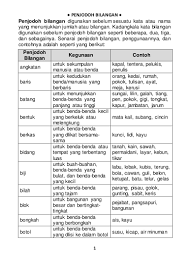 Penjodoh bilangan ialah kata nama yang menjadi pasangan kepada kata bilangan bagi. 300 Soalan Penjodoh Bilangan