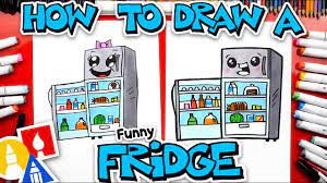 This forms the plate or platter on which the steak is served. How To Draw A Funny Cartoon Fridge Youtube