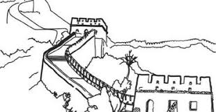 Muralla China Para Colorear