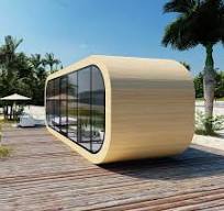 New Design Outdoor Customized Apple Cabin Luxury Prefab House Office Garden  Pod for Camping