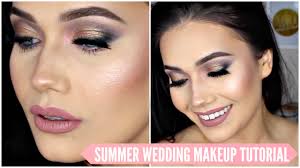 Keep your skin natural and dewy, priming skin with an illuminator for shiny and. Romantic Sultry Wedding Bridal Makeup Tutorial Summer 2016 Youtube