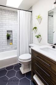 From brown to white color small bathroom remodel before after. My Modern Small Bathroom Makeover Sources Inspiration For Moms