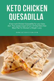 Keto Chicken Quesadilla Recipe In 2020 Keto Chicken Ketogenic Cookie Recipes Chicken Quesadillas